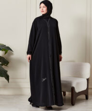 Leyali Dubai Swarovski Taş İşlemeli Ferace