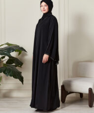 Leyali Dubai Swarovski Taş İşlemeli Ferace - Görsel 6