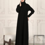 Leyali Dubai | 1. Kalite İpek Dar Kol Elbise