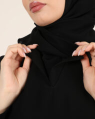 Leyali Dubai | 1. Kalite İpek Dar Kol Elbise - Görsel 7