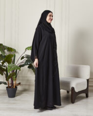 Leyali Dubai: Kristal Işıltılı İpek Abaya - Görsel 7