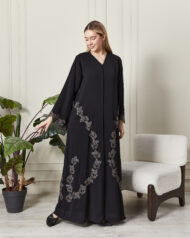 Leyali Dubai | Premium Koleksiyon Fransız Danteli ile Taçlandırılmış İpek