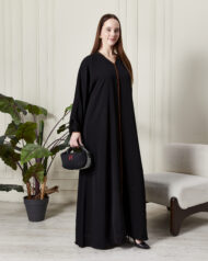 Leyali Dubai | Renkli Biyeli Ferace - Görsel 2