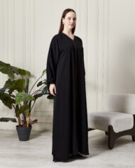 Leyali Dubai | Renkli Biyeli Ferace - Görsel 6