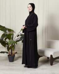 Leyali Dubai Sport-Luxe Ferace Bordeaux - Görsel 3