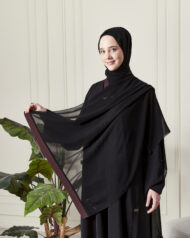 Leyali Dubai Sport-Luxe Ferace Bordeaux - Görsel 7