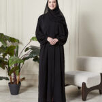 Leyali Dubai | Balon Kol Detaylı Spor-Şık Ferace