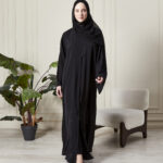 Leyali Dubai | Lazer Geometrik Kesim & Swarovski Detaylı Abaya