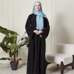 Leyali Dubai | Minimalist Şıklık: Geniş Kol İpek Elbise