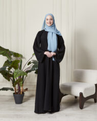 Leyali Dubai | Minimalist Şıklık: Geniş Kol İpek Elbise