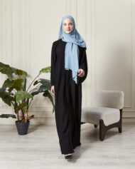 Leyali Dubai | Minimalist Şıklık: Geniş Kol İpek Elbise - Görsel 4