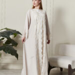 Leyali Dubai | Fransız Dantel Detaylı 1. Kalite İpek Abaya