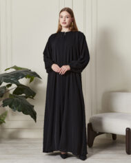 Leyali Dubai Fermuarlı & Kol İnce Lastik Detay - Görsel 5